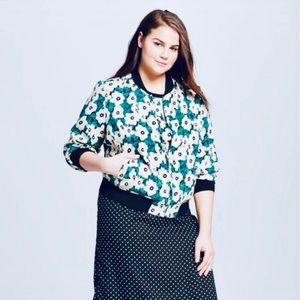 Who What Wear Floral Bomber Jacket